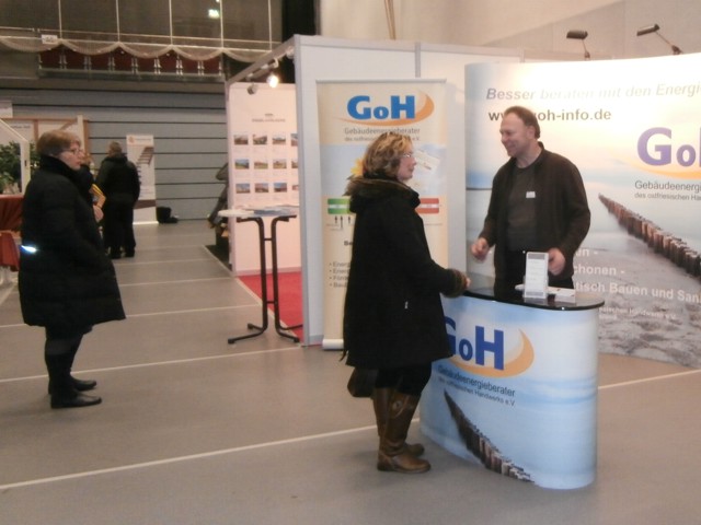 GoH mit Messestand beim Energieforum Aurich am 1.02.2014