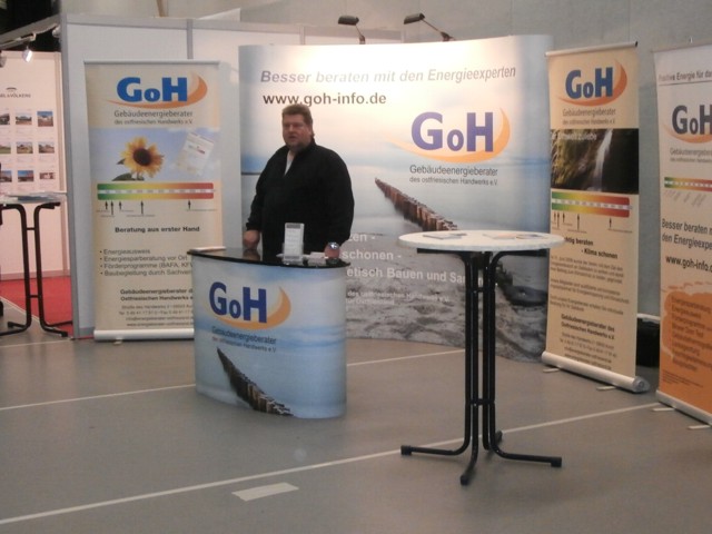 GoH mit Messestand beim Energieforum Aurich am 1.02.2014