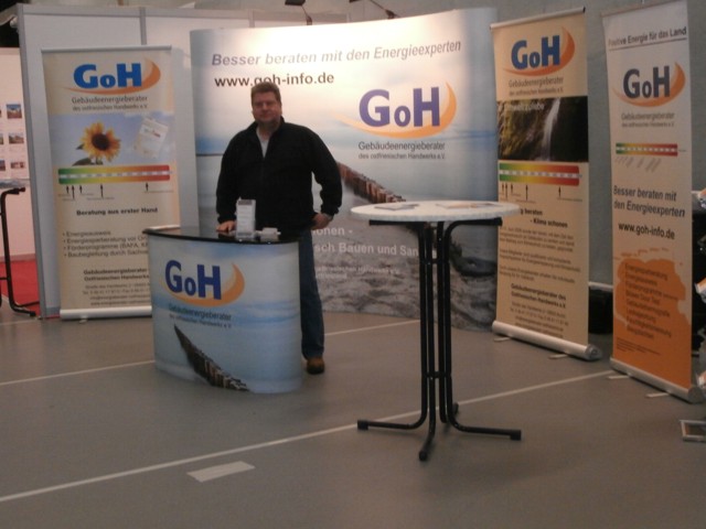 GoH mit Messestand beim Energieforum Aurich am 1.02.2014